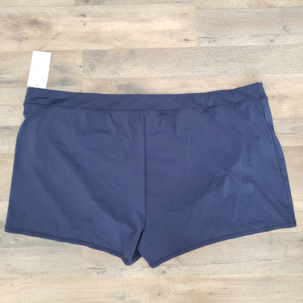 Swimsuits for All NWT Women's Size 30 Navy Blue Swim Shorts Double Layer - Picture 4 of 5